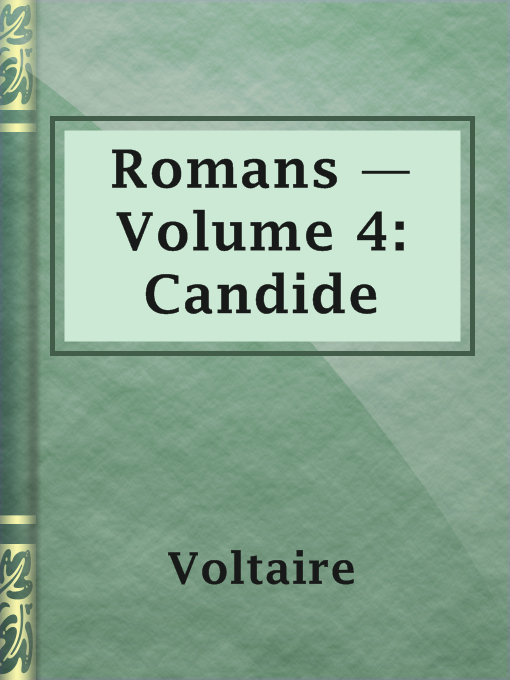 Title details for Romans — Volume 4: Candide by Voltaire - Available